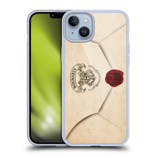Harry Potter Hogwarts Letter Envelope Acceptance Parchment Soft Gel Case for Apple iPhone 14 Plus Harry Potter Hogwarts Letter Envelope Acceptance Parchment Soft Gel Case for Apple iPhone 14 Plus