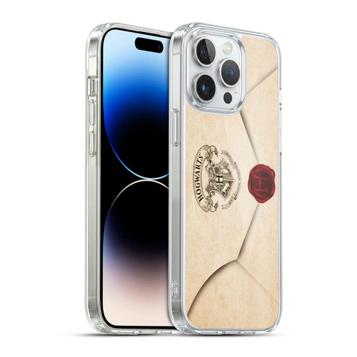 Harry Potter Hogwarts Letter Envelope Acceptance Parchment Soft Gel Case for Apple iPhone 14 Pro Max