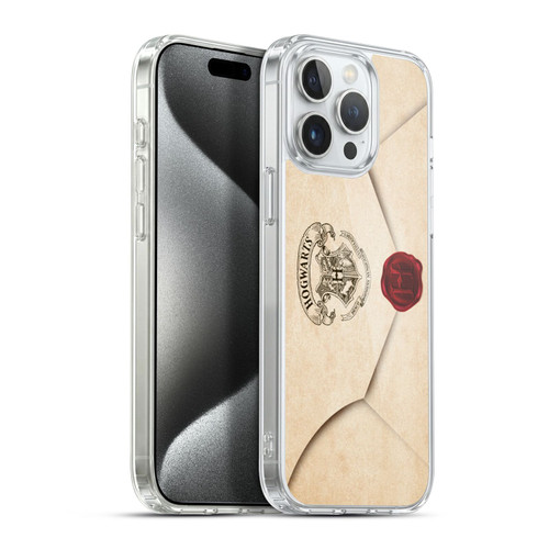 Harry Potter Hogwarts Letter Envelope Acceptance Parchment Soft Gel Case for Apple iPhone 15 Pro Max