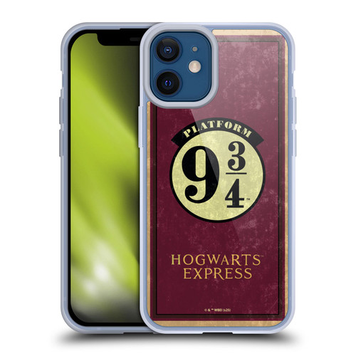 Harry Potter Locations Typography Platform 9 3/4 Soft Gel Case for Apple iPhone 12 Mini Harry Potter Locations Typography Platform 9 3/4 Soft Gel Case for Apple iPhone 12 Mini