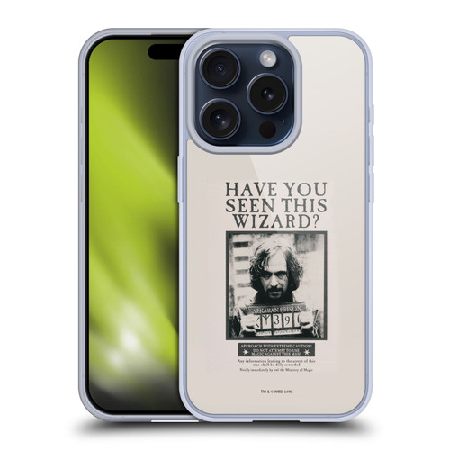 Harry Potter Prisoner Of Azkaban II Sirius Black Poster Soft Gel Case for Apple iPhone 15 Pro