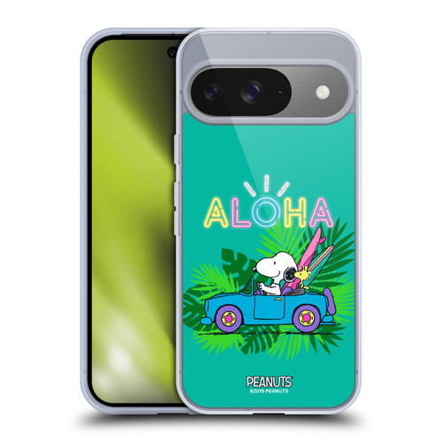 Peanuts Snoopy Aloha Disco Tropical Surf Soft Gel Case for Google Pixel 9 / Pixel 9 Pro