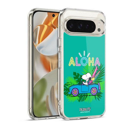 Peanuts Snoopy Aloha Disco Tropical Surf Soft Gel Case for Google Pixel 9 / Pixel 9 Pro