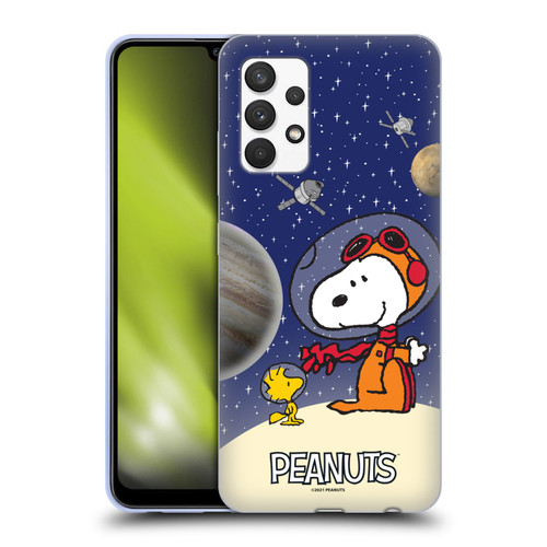 Peanuts Secrets Of Apollo 10 Top Of The Moon Soft Gel Case for Samsung Galaxy A32 (2021)