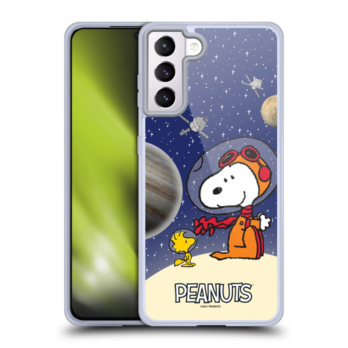 Peanuts Secrets Of Apollo 10 Top Of The Moon Soft Gel Case for Samsung Galaxy S21+ 5G