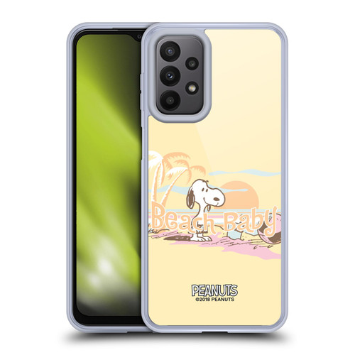 Peanuts Beach Snoopy Sunset Soft Gel Case for Samsung Galaxy A23 / 5G (2022)