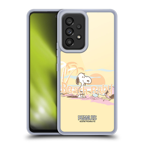 Peanuts Beach Snoopy Sunset Soft Gel Case for Samsung Galaxy A53 5G (2022)