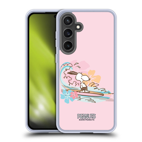 Peanuts Beach Snoopy Surf Soft Gel Case for Samsung Galaxy S24 FE & MagSafe