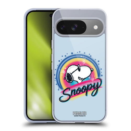 Peanuts Snoopy Boardwalk Airbrush Colourful Sunglasses Soft Gel Case for Google Pixel 9 / Pixel 9 Pro