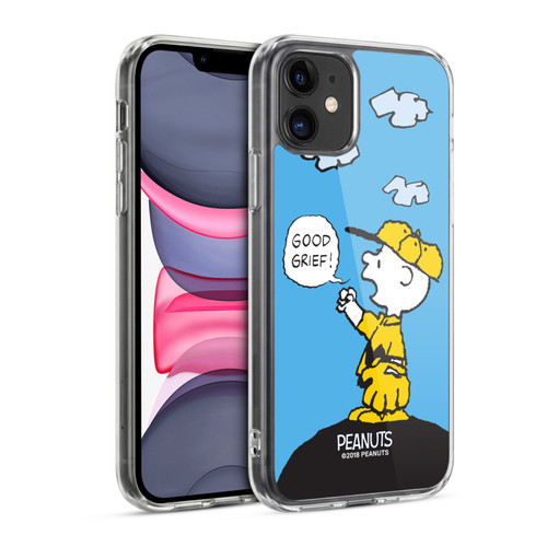 Peanuts Charlie Brown Good Grief Soft Gel Case for Apple iPhone 11