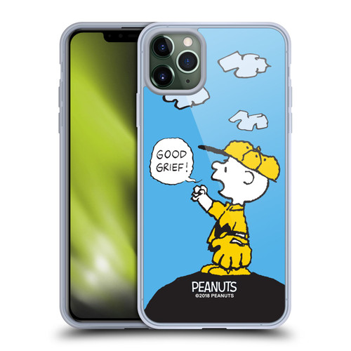 Peanuts Charlie Brown Good Grief Soft Gel Case for Apple iPhone 11 Pro Max & MagSafe