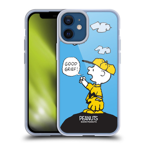 Peanuts Charlie Brown Good Grief Soft Gel Case for Apple iPhone 12 Mini & MagSafe