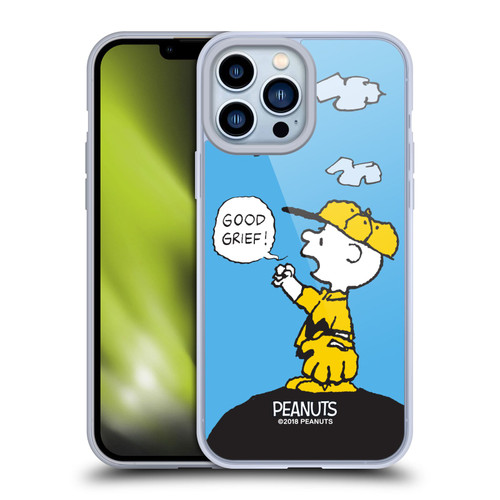 Peanuts Charlie Brown Good Grief Soft Gel Case for Apple iPhone 13 Pro Max & MagSafe