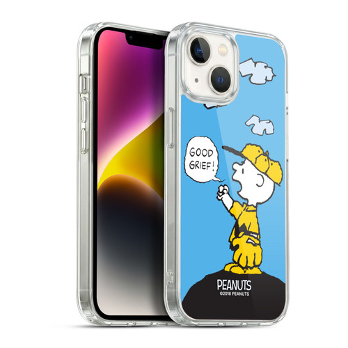 Peanuts Charlie Brown Good Grief Soft Gel Case for Apple iPhone 14