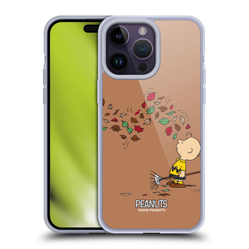 Peanuts Charlie Brown Autumn Soft Gel Case for Apple iPhone 14 Pro Max & MagSafe
