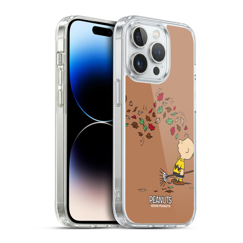 Peanuts Charlie Brown Autumn Soft Gel Case for Apple iPhone 14 Pro & MagSafe
