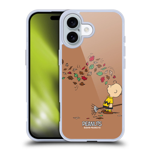 Peanuts Charlie Brown Autumn Soft Gel Case for Apple iPhone 16 & MagSafe