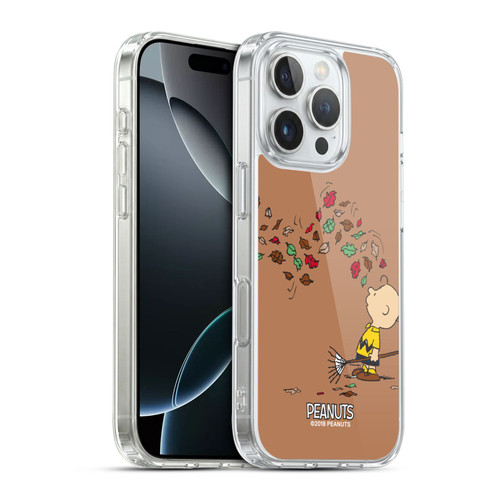 Peanuts Charlie Brown Autumn Soft Gel Case for Apple iPhone 16 Pro & MagSafe