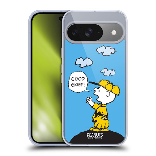 Peanuts Charlie Brown Good Grief Soft Gel Case for Google Pixel 9 / Pixel 9 Pro