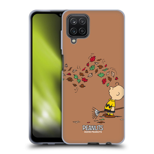 Peanuts Charlie Brown Autumn Soft Gel Case for Samsung Galaxy A12 (2020)