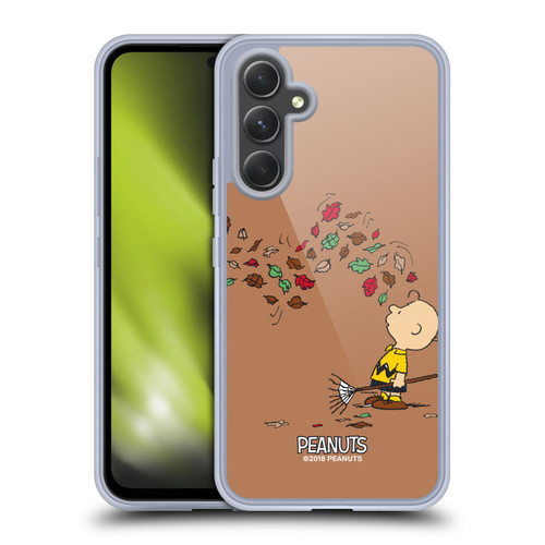 Peanuts Charlie Brown Autumn Soft Gel Case for Samsung Galaxy A54 5G