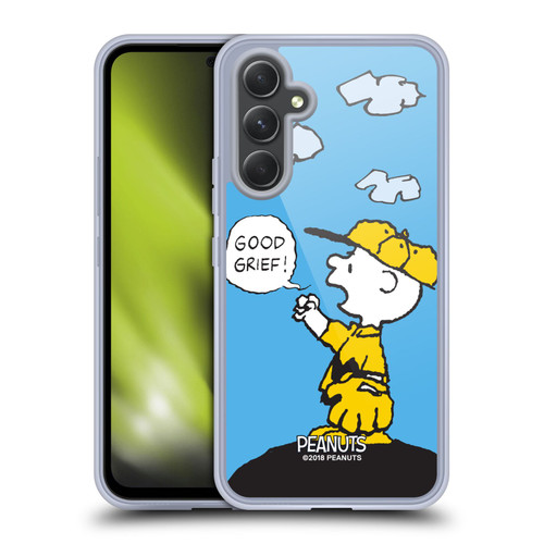 Peanuts Charlie Brown Good Grief Soft Gel Case for Samsung Galaxy A54 5G