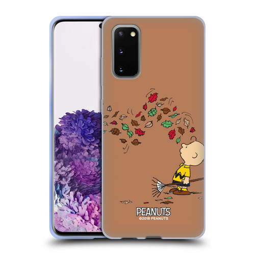 Peanuts Charlie Brown Autumn Soft Gel Case for Samsung Galaxy S20 / S20 5G