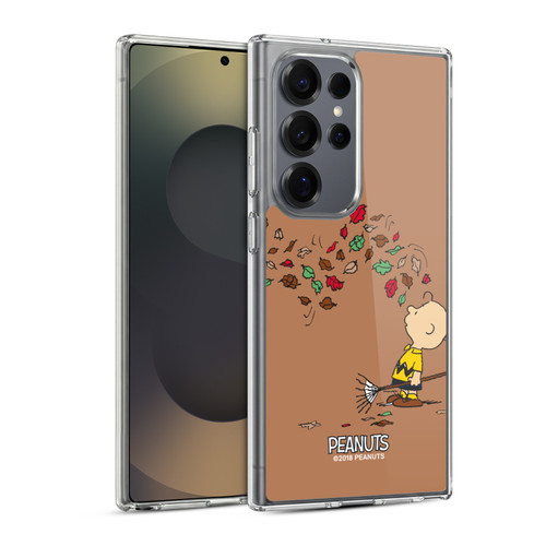 Peanuts Charlie Brown Autumn Soft Gel Case for Samsung Galaxy S25 Ultra & MagSafe