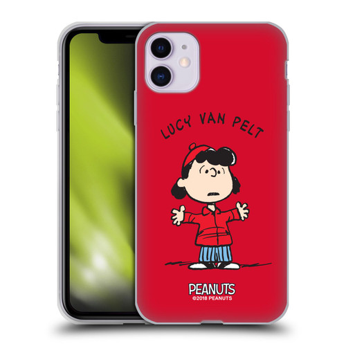 Peanuts Characters Lucy van Pelt Soft Gel Case for Apple iPhone 11