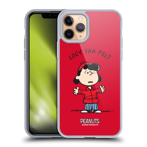 Peanuts Characters Lucy van Pelt Soft Gel Case for Apple iPhone 11 Pro & MagSafe