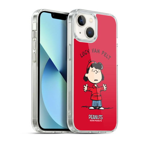 Peanuts Characters Lucy van Pelt Soft Gel Case for Apple iPhone 13