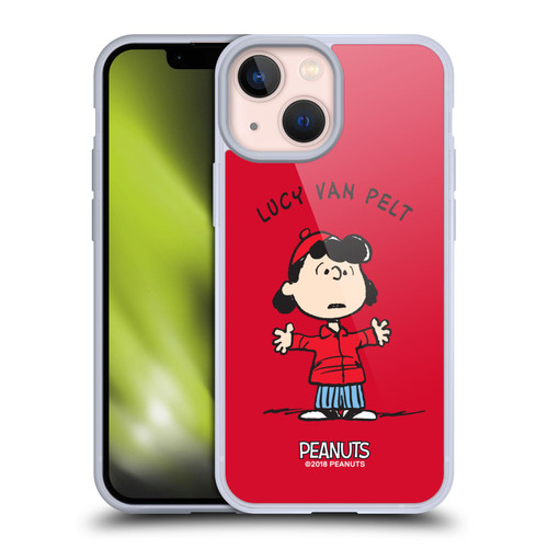 Peanuts Characters Lucy van Pelt Soft Gel Case for Apple iPhone 13 Mini & MagSafe