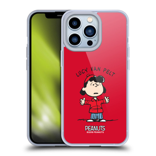 Peanuts Characters Lucy van Pelt Soft Gel Case for Apple iPhone 13 Pro & MagSafe