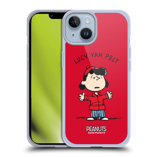 Peanuts Characters Lucy van Pelt Soft Gel Case for Apple iPhone 14 & MagSafe