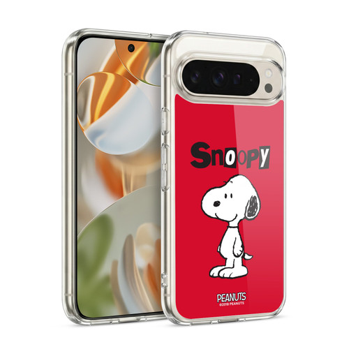 Peanuts Characters Snoopy Soft Gel Case for Google Pixel 9 / Pixel 9 Pro