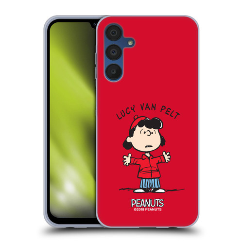 Peanuts Characters Lucy van Pelt Soft Gel Case for Samsung Galaxy A15 & MagSafe