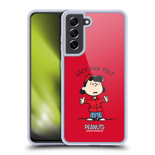 Peanuts Characters Lucy van Pelt Soft Gel Case for Samsung Galaxy S21 FE 5G