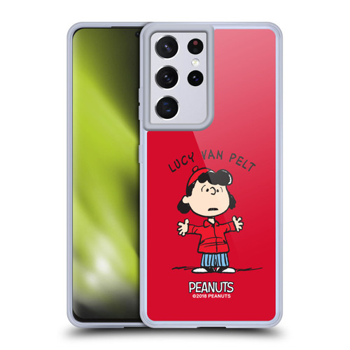 Peanuts Characters Lucy van Pelt Soft Gel Case for Samsung Galaxy S21 Ultra 5G