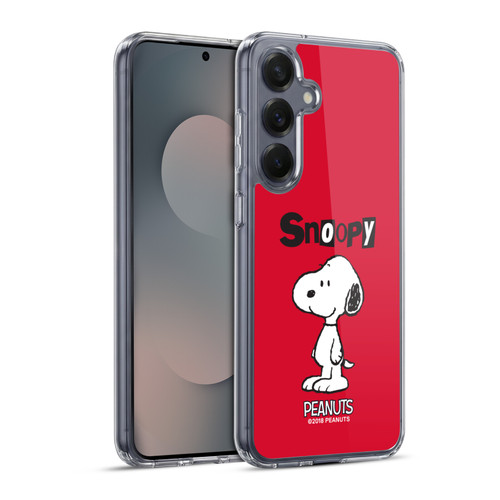 Peanuts Characters Snoopy Soft Gel Case for Samsung Galaxy S25+ & MagSafe