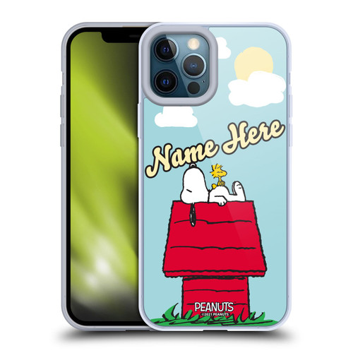 Custom Customised Personalised Peanuts Art Snoopy & Woodstock Soft Gel Case for Apple iPhone 12 Pro Max