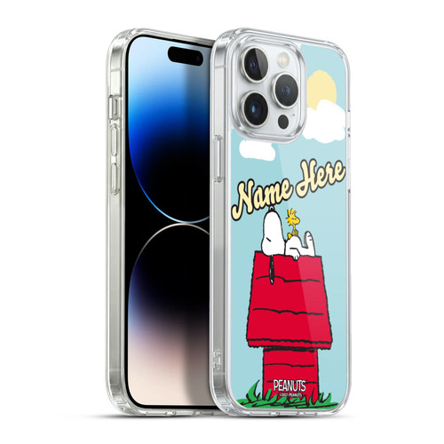 Custom Customised Personalised Peanuts Art Snoopy & Woodstock Soft Gel Case for Apple iPhone 13 Pro Max