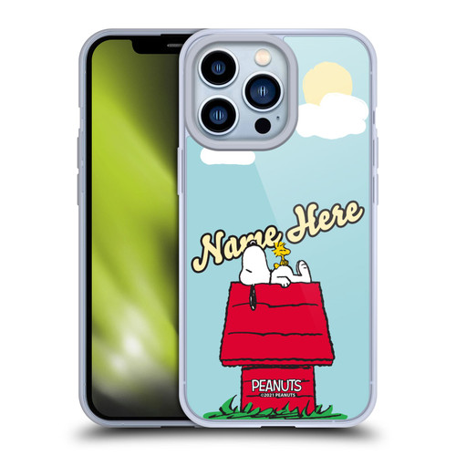 Custom Customised Personalised Peanuts Art Snoopy & Woodstock Soft Gel Case for Apple iPhone 13 Pro
