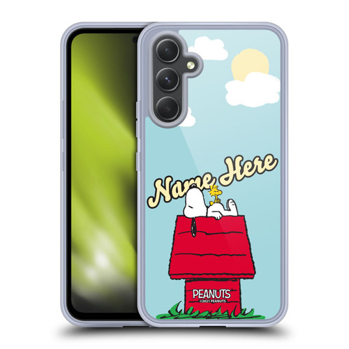 Custom Customised Personalised Peanuts Art Snoopy & Woodstock Soft Gel Case for Samsung Galaxy A54 5G