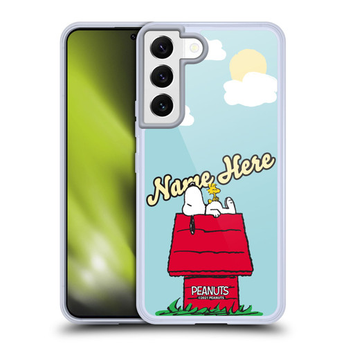 Custom Customised Personalised Peanuts Art Snoopy & Woodstock Soft Gel Case for Samsung Galaxy S22 5G