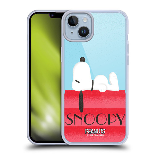 Peanuts Snoopy Deco Dreams House Soft Gel Case for Apple iPhone 14 Plus & MagSafe