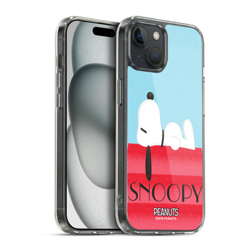 Peanuts Snoopy Deco Dreams House Soft Gel Case for Apple iPhone 15 Plus & MagSafe
