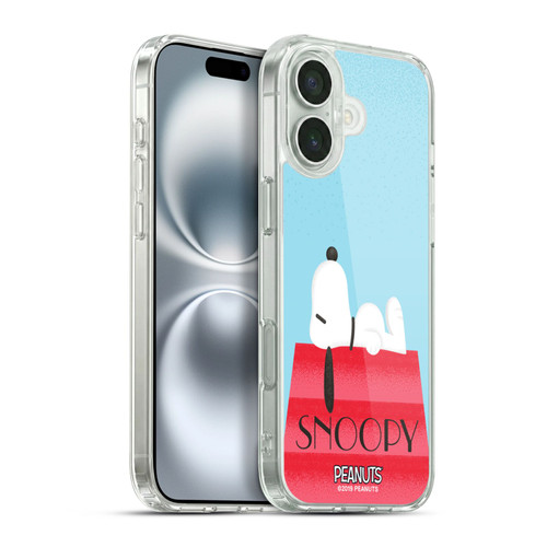 Peanuts Snoopy Deco Dreams House Soft Gel Case for Apple iPhone 16 Plus & MagSafe
