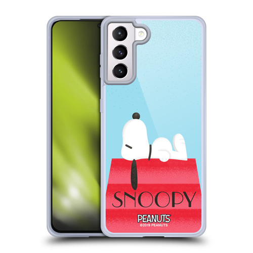 Peanuts Snoopy Deco Dreams House Soft Gel Case for Samsung Galaxy S21+ 5G & MagSafe