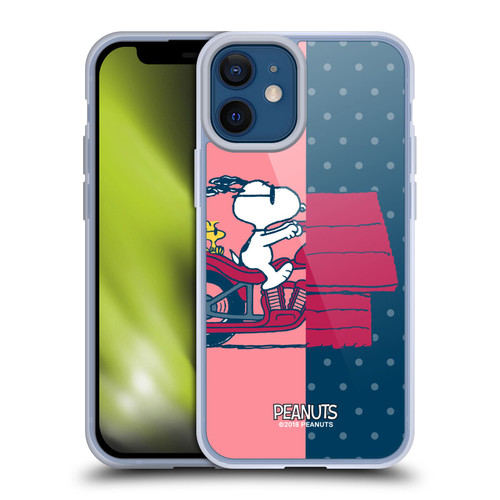Peanuts Halfs And Laughs Snoopy & Woodstock Soft Gel Case for Apple iPhone 12 Mini