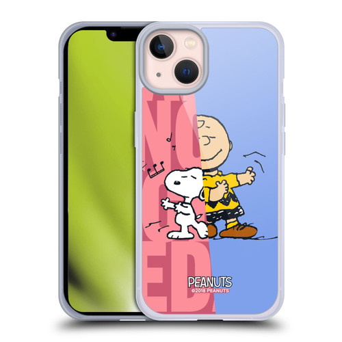 Peanuts Halfs And Laughs Snoopy & Charlie Soft Gel Case for Apple iPhone 13